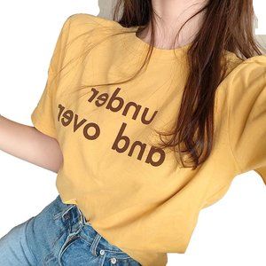 2021 new all-match short T-shirt